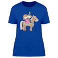 thumbnail image 1 of Kid Knight And Princess Cartoon T-Shirt Women -Image by Shutterstock, Female Large, 1 of 2