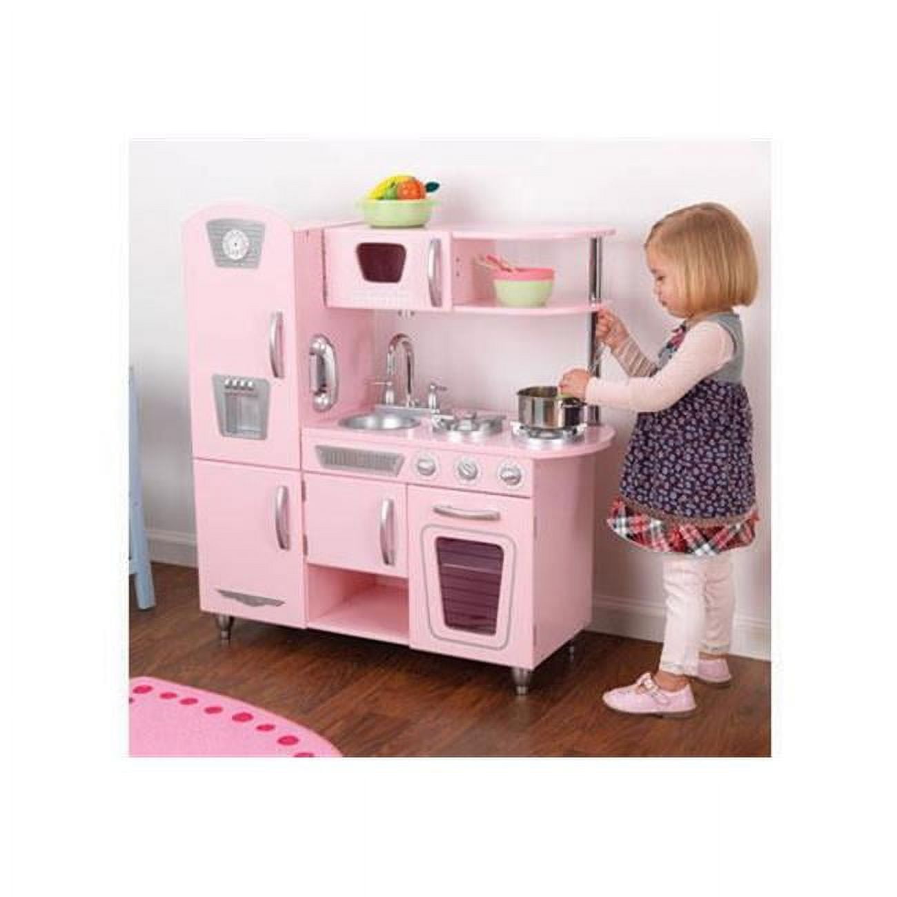 Kid Kraft 53179 Vintage Kitchen - Pink - Walmart.com