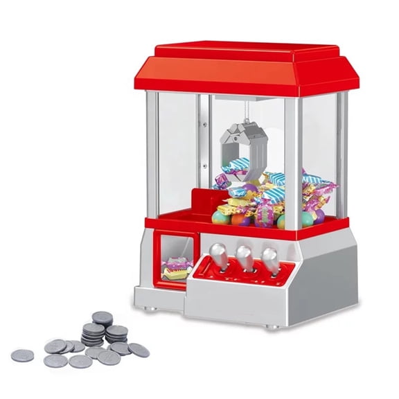 Kid Machine, Candy Vending Grabber,Prize Dispenser Toy Electronic Game Machine with Adjustable Sounds