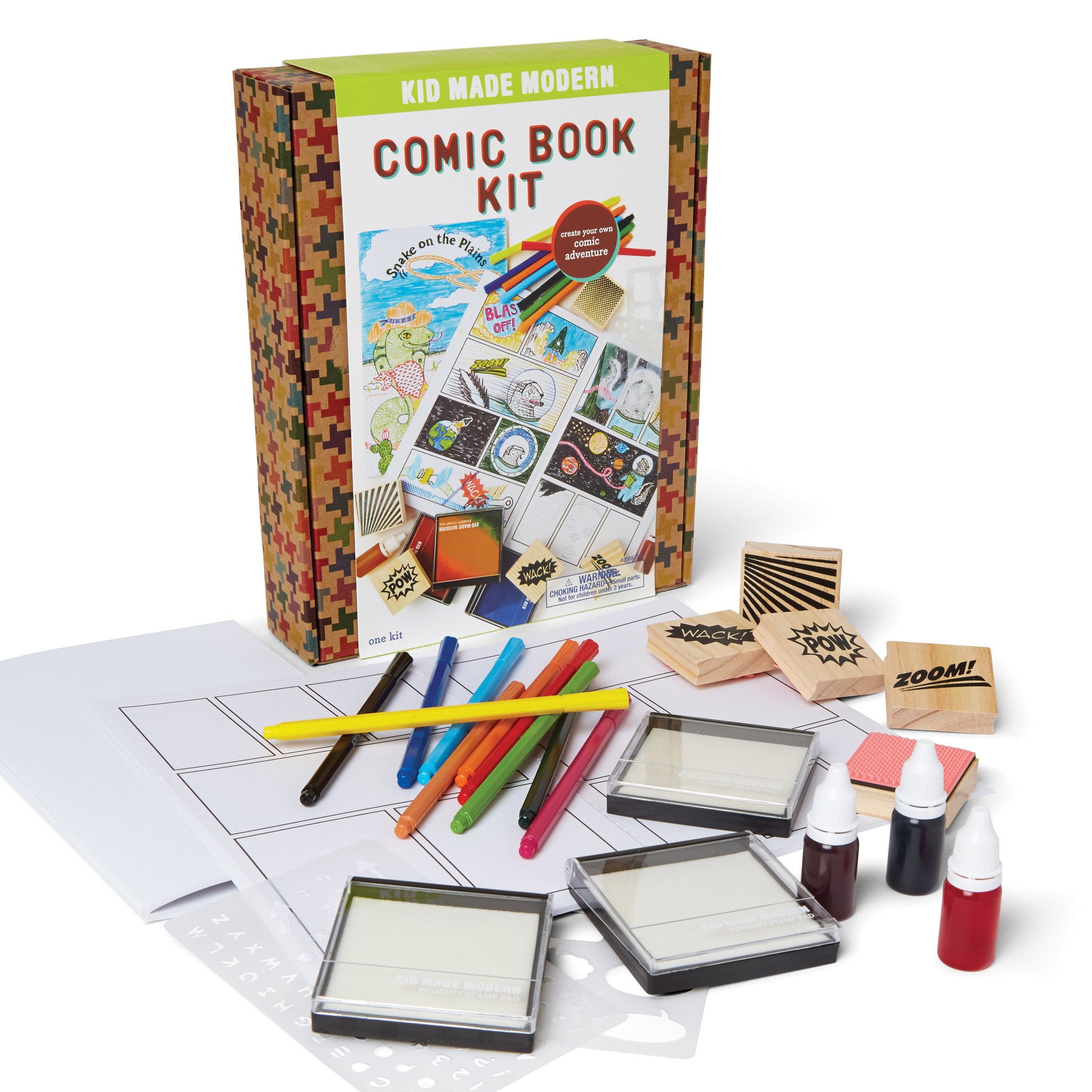 Kid Made Modern Create Your Own Comic Book Kit 