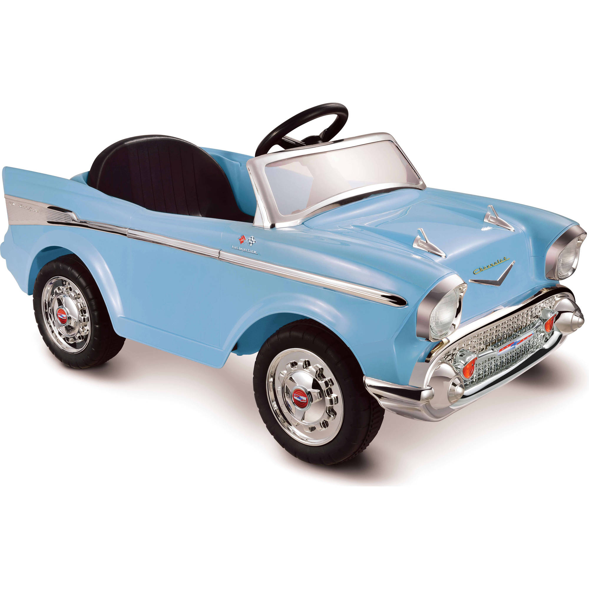 Kid Motorz 12V Chevy Bel Air Battery-Powered Ride-on in Light Blue - image 1 of 6