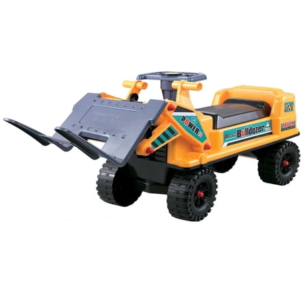 Kid Motorz 12V Powered Ride-On Toy with Front forklift, Yellow