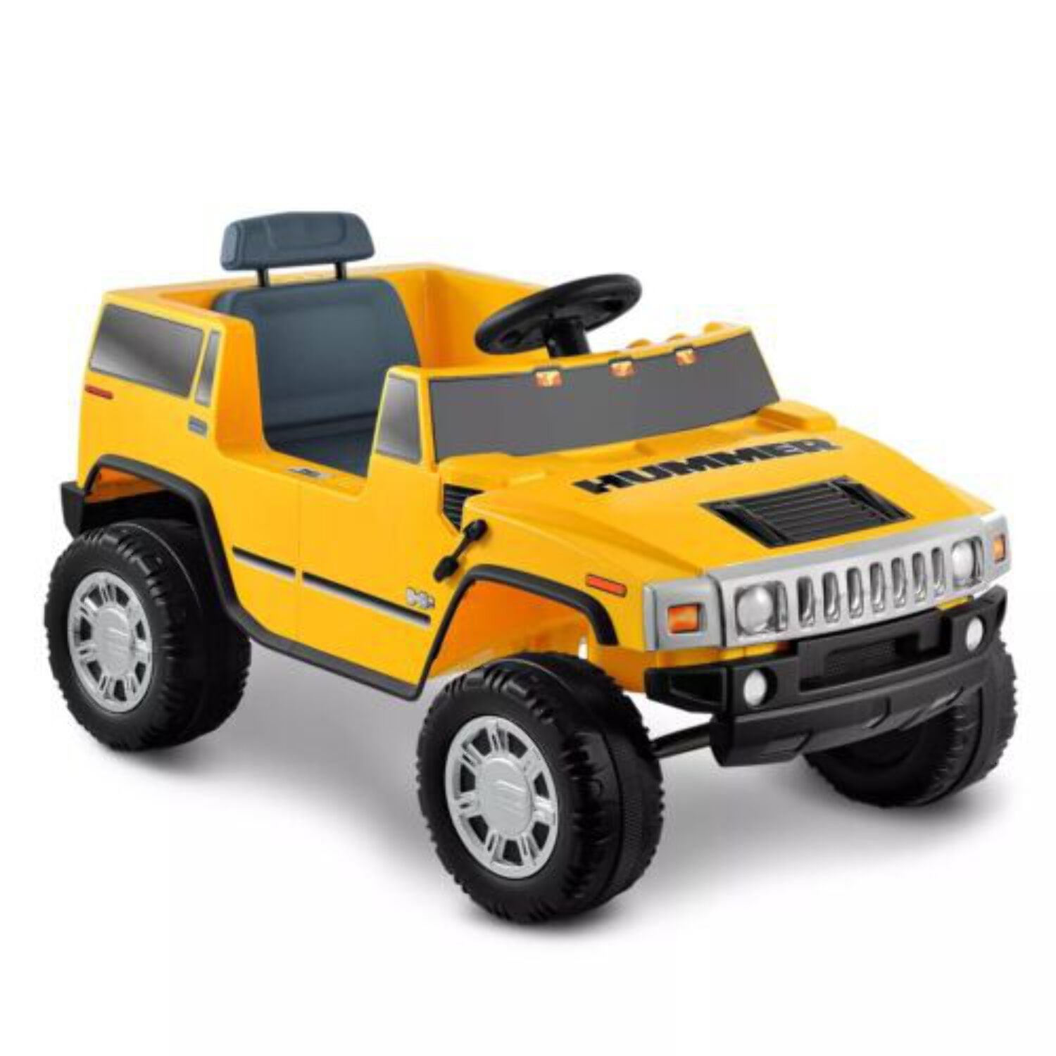 Kid Motorz 6V Hummer H2 RideOn Toy Car Yellow Color Battery