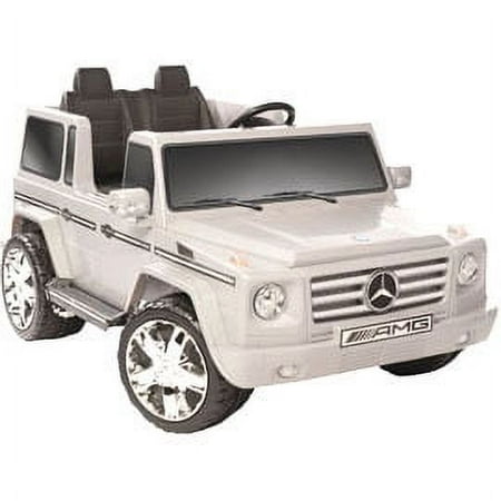 Kid Motorz Mercedes Benz G Class 12-Volt Battery-Powered Ride-On, Silver