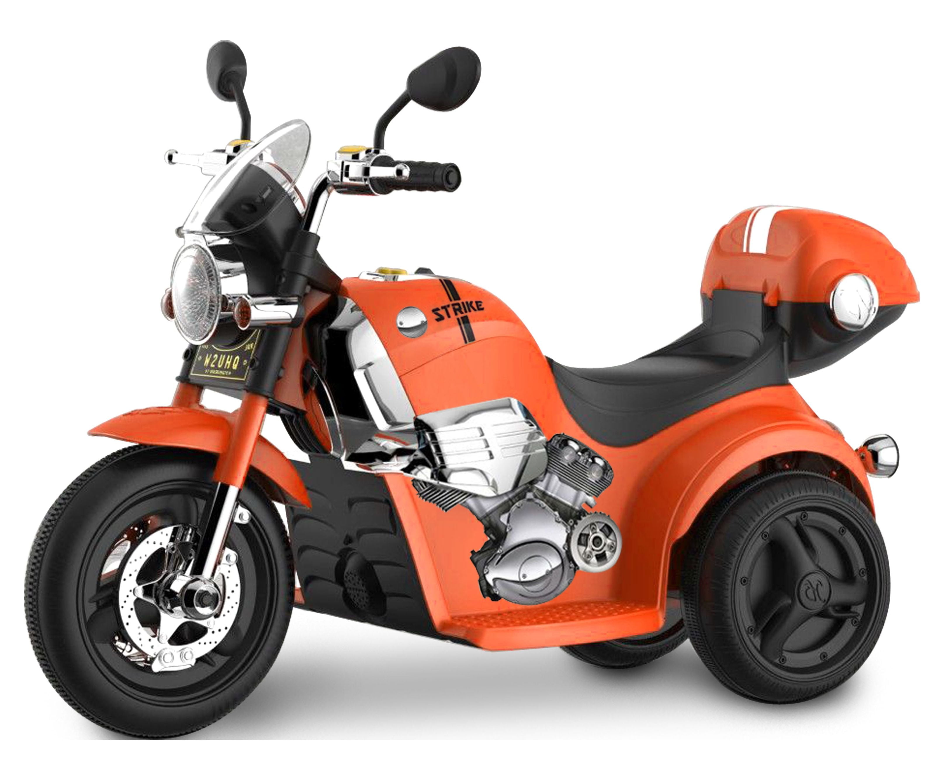 Kid Motorz Motorcycle in Orange 6V
