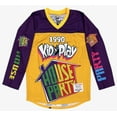thumbnail image 1 of Kid N Play Men's Headgear Classics House Party Premium Embroidered Hockey Jersey (XX-Large, Purple), 1 of 6