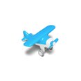 thumbnail image 1 of Kid O Air Plane Blue, 1 of 5