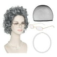 Kid Old Lady Costume Set 100th Day of School Costume Cosplays Props