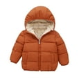 thumbnail image 1 of Kid Puffer Coat Baby Boys Winter Coat Cute Bear Hooded Jacket Zipper up Down Coats for Kids Baby Girls Warm Outerwear Baby Boy Clothes 18-24 Months, 1 of 4