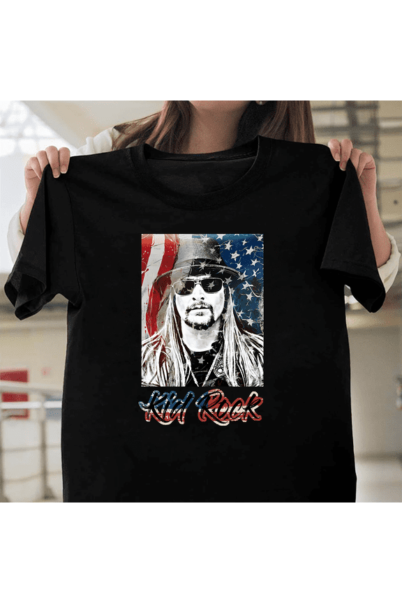 Kid Rock American Badass Country Rap Rock Musician Singer Concert Fan Merch V1130104 Unisex T-Shirt, Size Up to 5XL