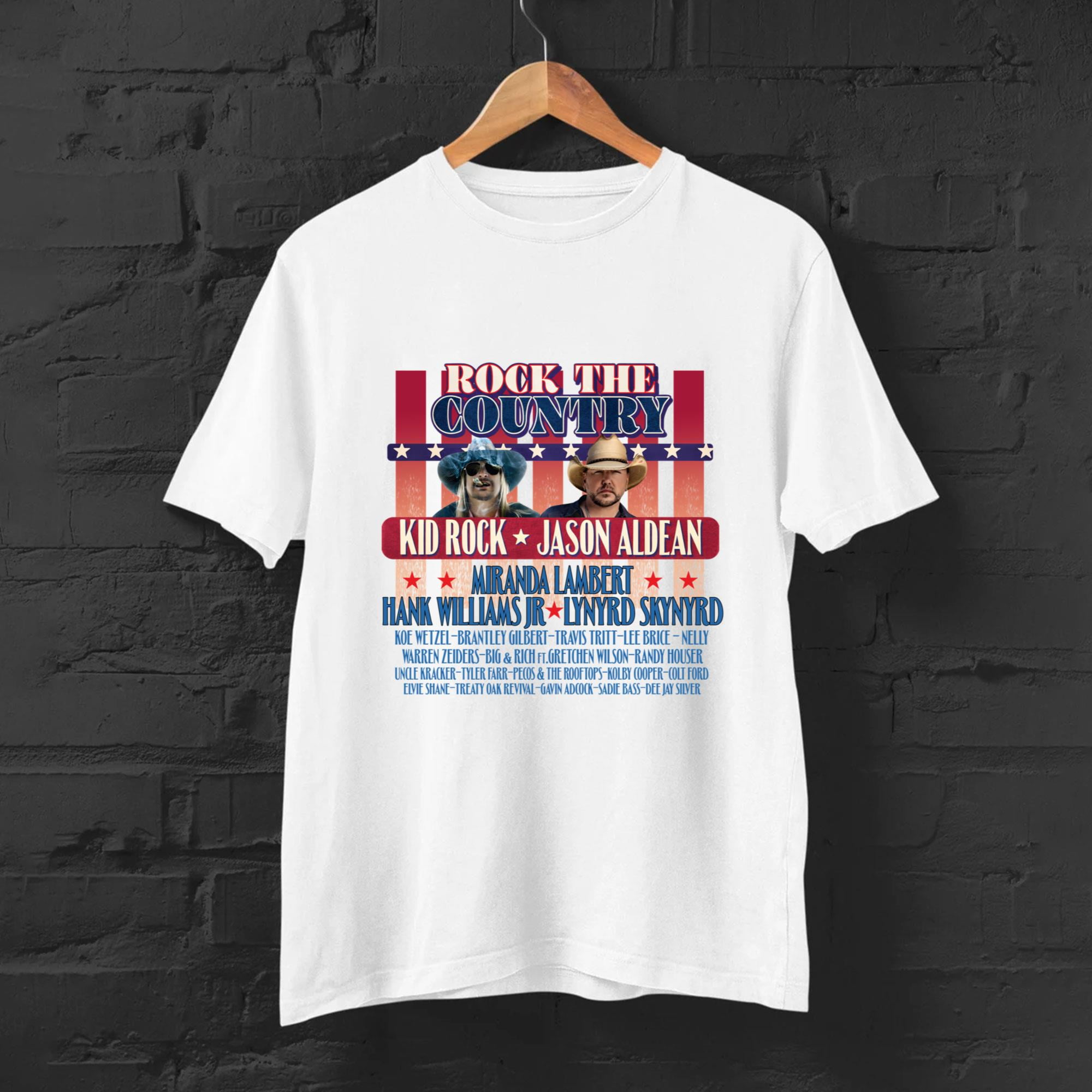 Kid Rock And Jason Aldean Rock The Country 2024 Merch,, TShirt