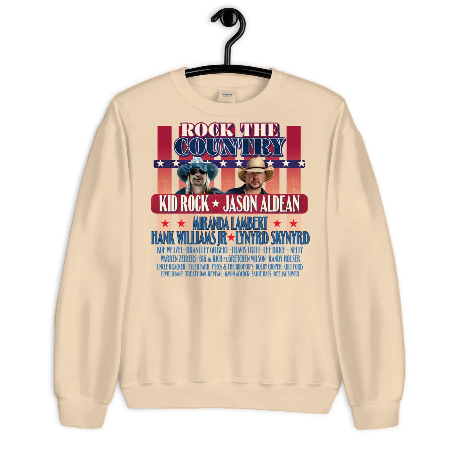 Kid Rock And Jason Aldean Rock The Country 2024 Merch,, TShirt