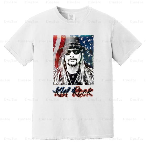 Kid Rock Singer Music American Rock Country Rap Fan Apparel Comfort Color T-Shirt Unisex, up to 4XL
