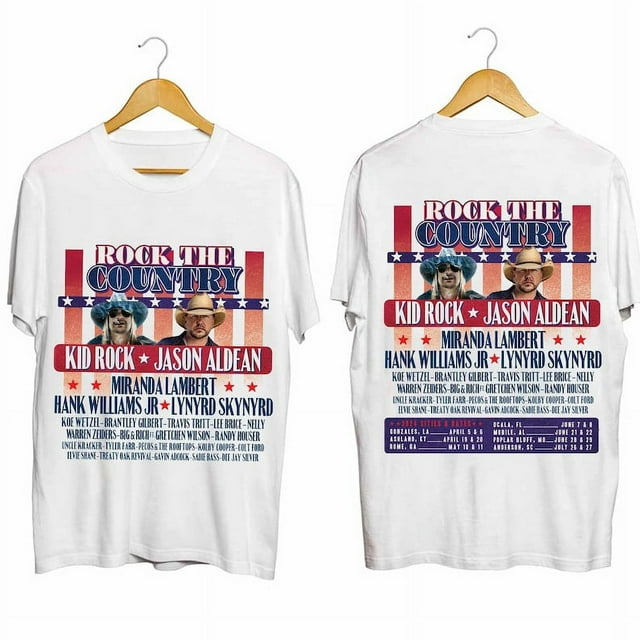 Kid Rock and Jason Aldean Rock the Country 2024 Shirt , Kid Rock Jason