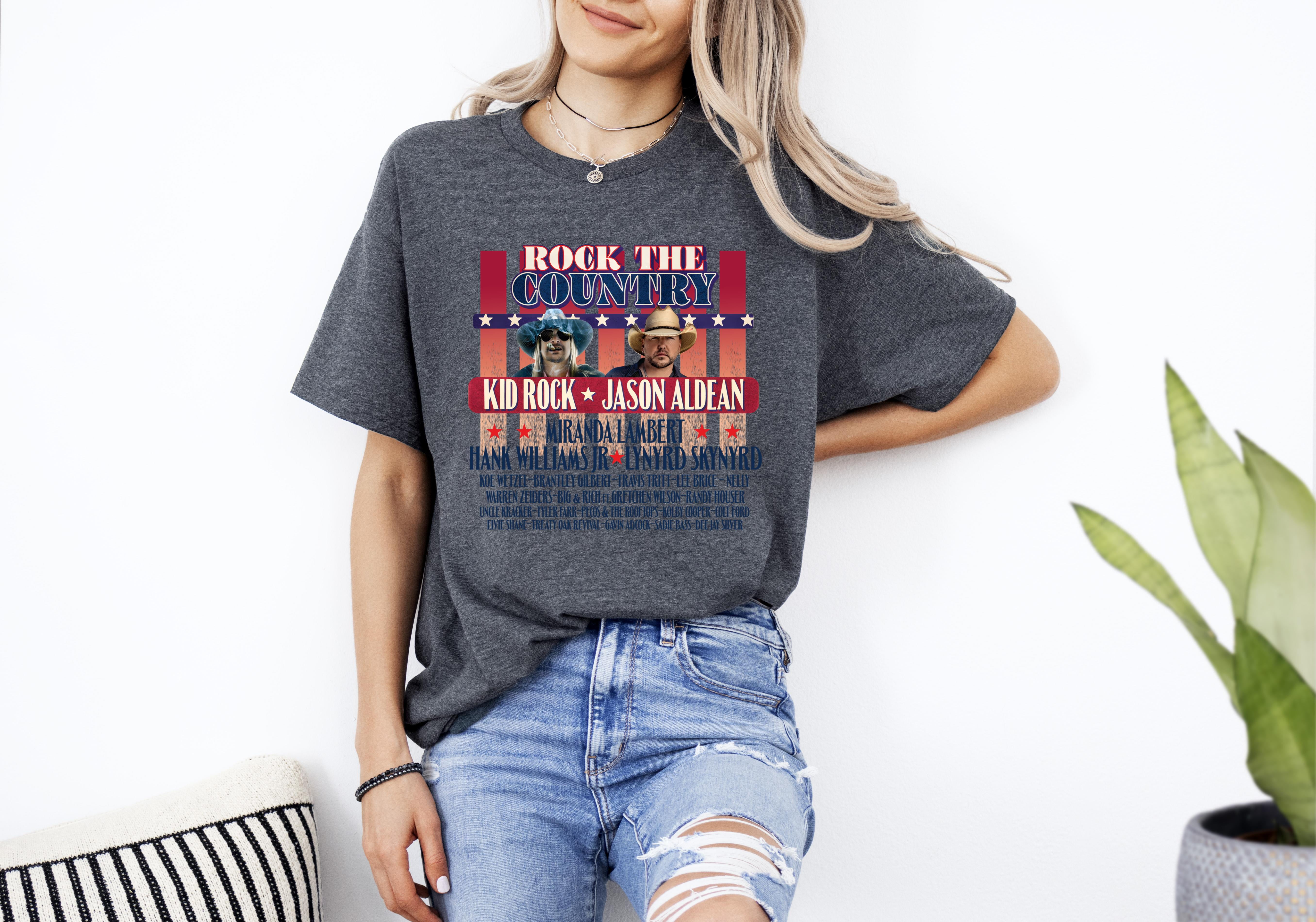 Kid Rock and Jason Aldean Rock the Country 2024 Shirt, Kid Rock Jason