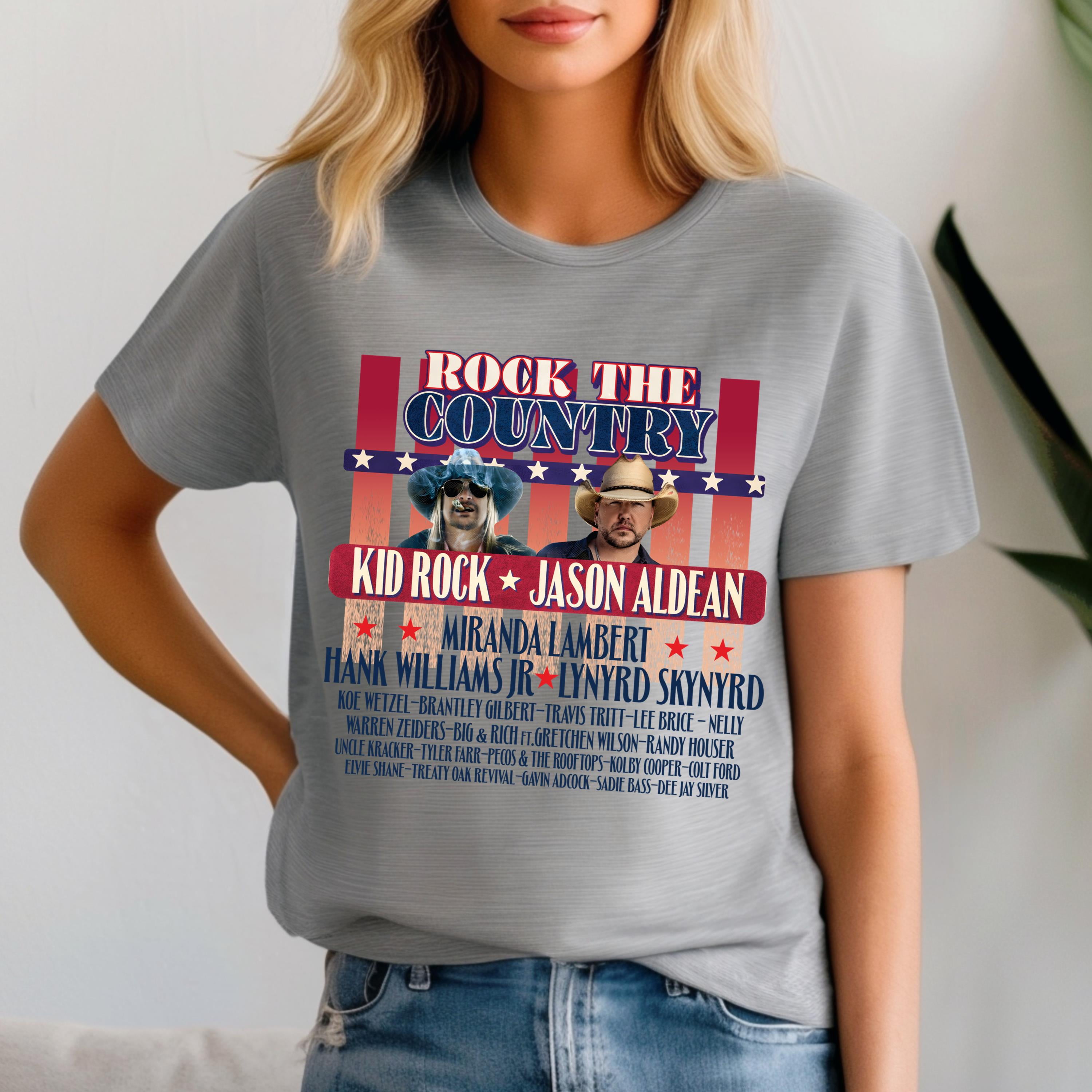 Kid Rock and Jason Aldean Rock the Country 2024 Shirt, Kid Rock Jason