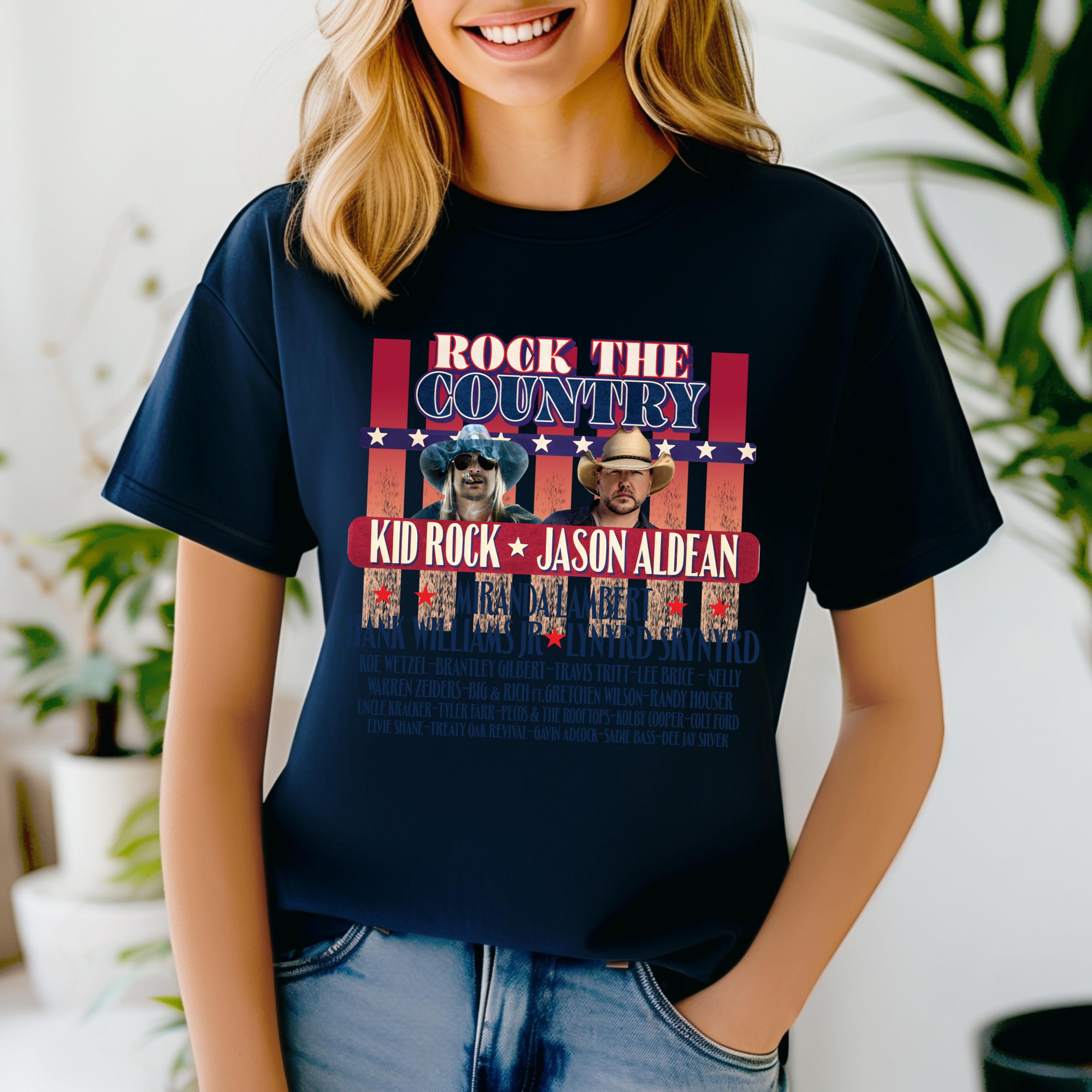 Kid Rock and Jason Aldean Rock the Country 2024 Shirt, Kid Rock Jason