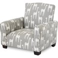 thumbnail image 1 of Kid Rocking Chair for Toddlers, Child Chair for Little Kids, Upholstered Toddler Armchair for Children,  and Cute Little Kid Chairs (Legs, Grey Giraffes Print), 1 of 7