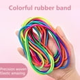thumbnail image 1 of Kid Rubber Band Vibrant Color Wear-resistant Extra-Long High Elasticity Metal Buckle Design Entertainment Rubber Jump Rope Family Cooperation Educational Toy for School, 1 of 8