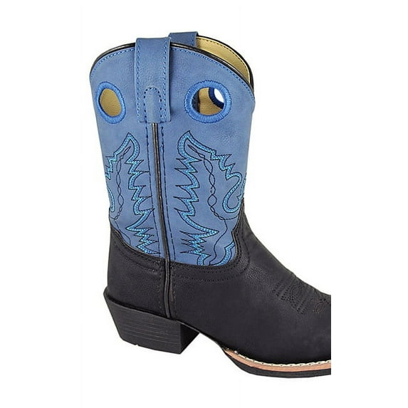 Kid'S Monterey Black/Blue Cowboy Kids Boot