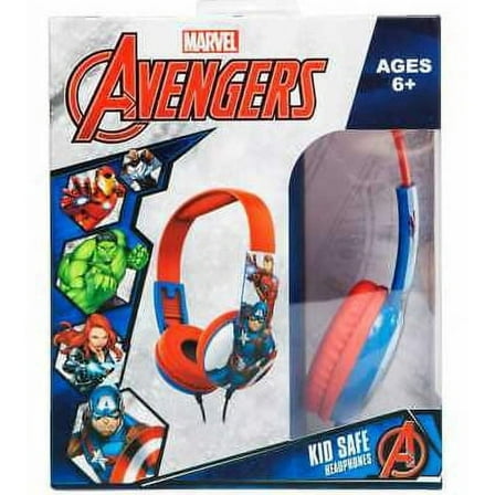 MARVEL AVENGERS KID SAFE HEADPHONES WITH VOLUME LIMITING TECHNOLOGY