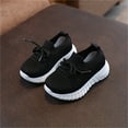 thumbnail image 1 of Kid Shoes Mesh Breathable Soft Casual Shoes for Baby Boys and Girls Non First Toddler Shoes Sneakers for Girls Black 18 Months-24 Months, 1 of 7
