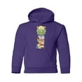 thumbnail image 1 of Kid Sitting On Books Hoodie Juniors -Image by Shutterstock,  Small, 1 of 4