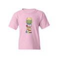 thumbnail image 1 of Kid Sitting On Books T-Shirt Juniors -Image by Shutterstock,  x-Small, 1 of 4