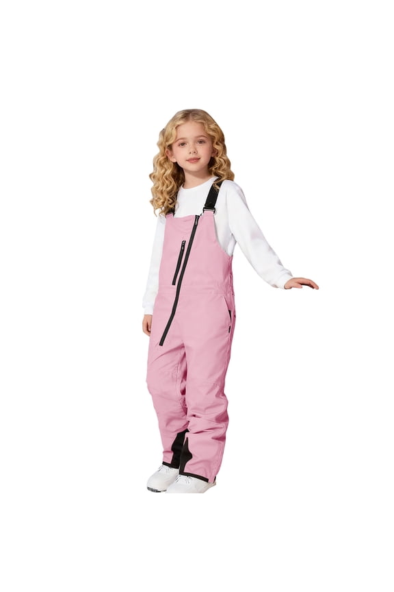 Kid Snow Bib Waterporoof Insulation Winter Overalls Ski Snowboard Pants for Boys Girls
