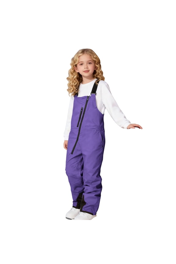 Kid Snow Bib Waterporoof Insulation Winter Overalls Ski Snowboard Pants for Boys Girls