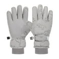 thumbnail image 1 of Kid Snow Mittens Warm Lined Waterproof Kids Gloves Outdoor Ski Gloves for Ages 3-8 Years Girls, 1 of 2