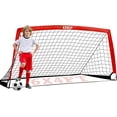 thumbnail image 1 of Kid Soccer Goal for Backyard 6x4FT Large Portable Soccer Net Folding Practice Training Equipment with Carrying Bag for Outdoor Red, 1 of 8