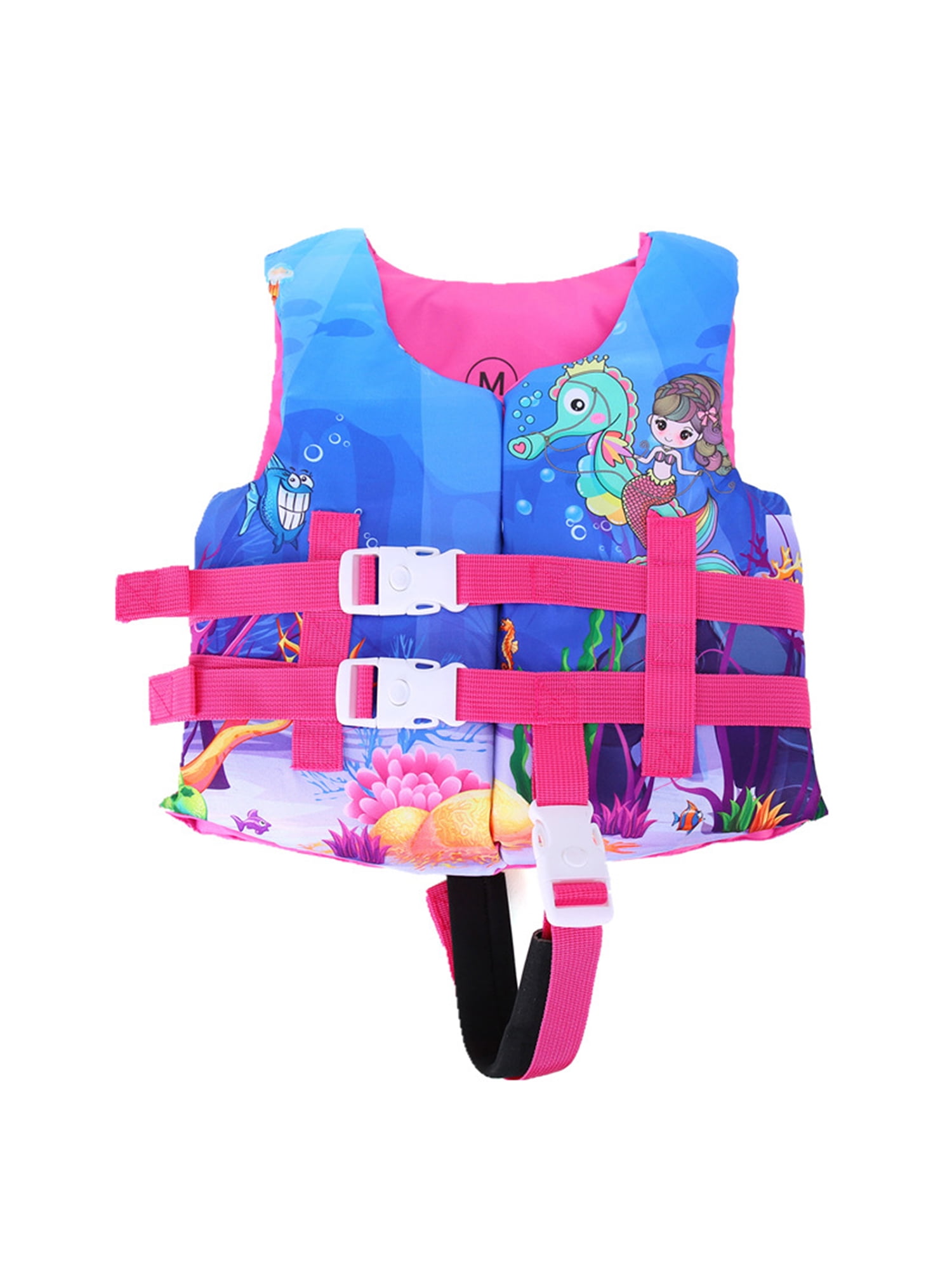 Kid Swimming Life Jacket Cartoon Animals Print Swim Jacket Vest with