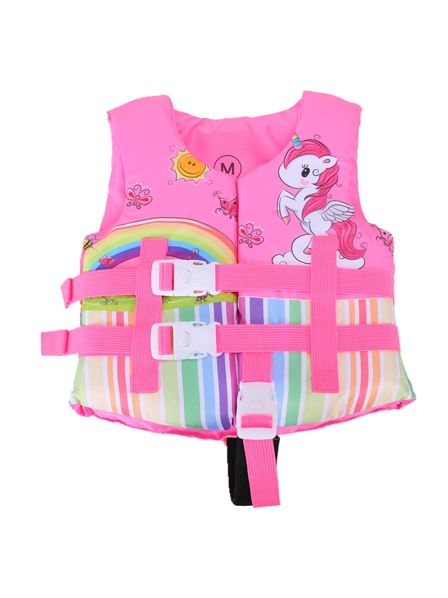 Kid Swimming Life Jacket Cartoon Animals Print Swim Jacket Vest with