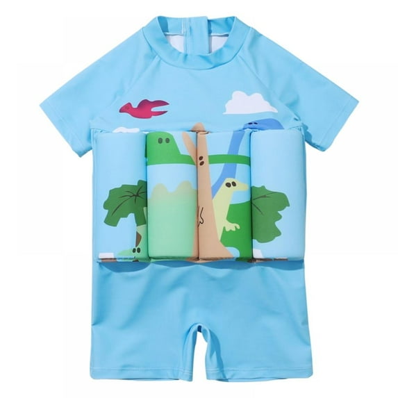 Kid Toddler Boys Girls Floatation Swimsuit with Adjustable Buoyancy Baby Float Suit Swim Vest Swimwear Bathing Suit,One Piece,2-5T