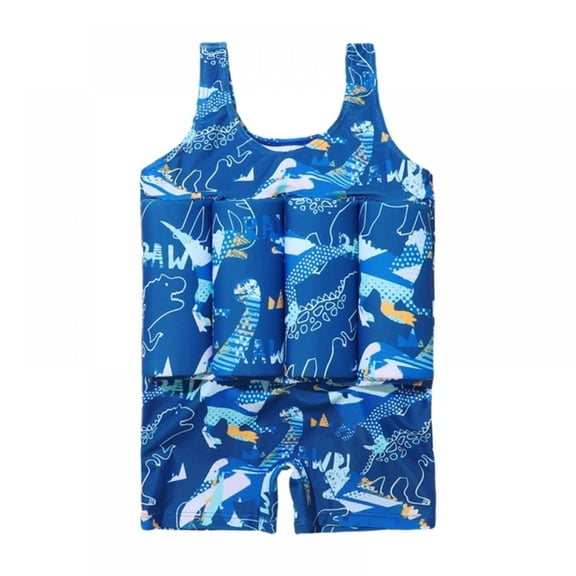 Kid Toddler Boys Girls Floatation Swimsuit with Adjustable Buoyancy Baby Float Suit Swim Vest Swimwear Bathing Suit,One Piece,2-5T