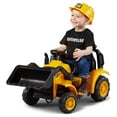 Kid Trax CAT Frontloader RideOn Toy, 6Volt