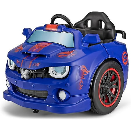 Kid Trax Dizzy Racers 6V Electric Car - Ride On Toy, 360 Spin Feature, Up to 66lbs, Ages 2-5, Blue