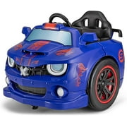 Kid Trax Dizzy Racers 6V Electric Car - Ride On Toy, 360 Spin Feature, Up to 66lbs, Ages 2-5, Blue