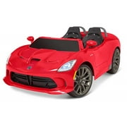 Kid Trax Dodge Viper SRT Convertible Toddler Ride On Toy, Ages 3-7 Years Old, 12 Volt Battery, Max Weight of 130 lbs, Two Seater, Working Lights, Red