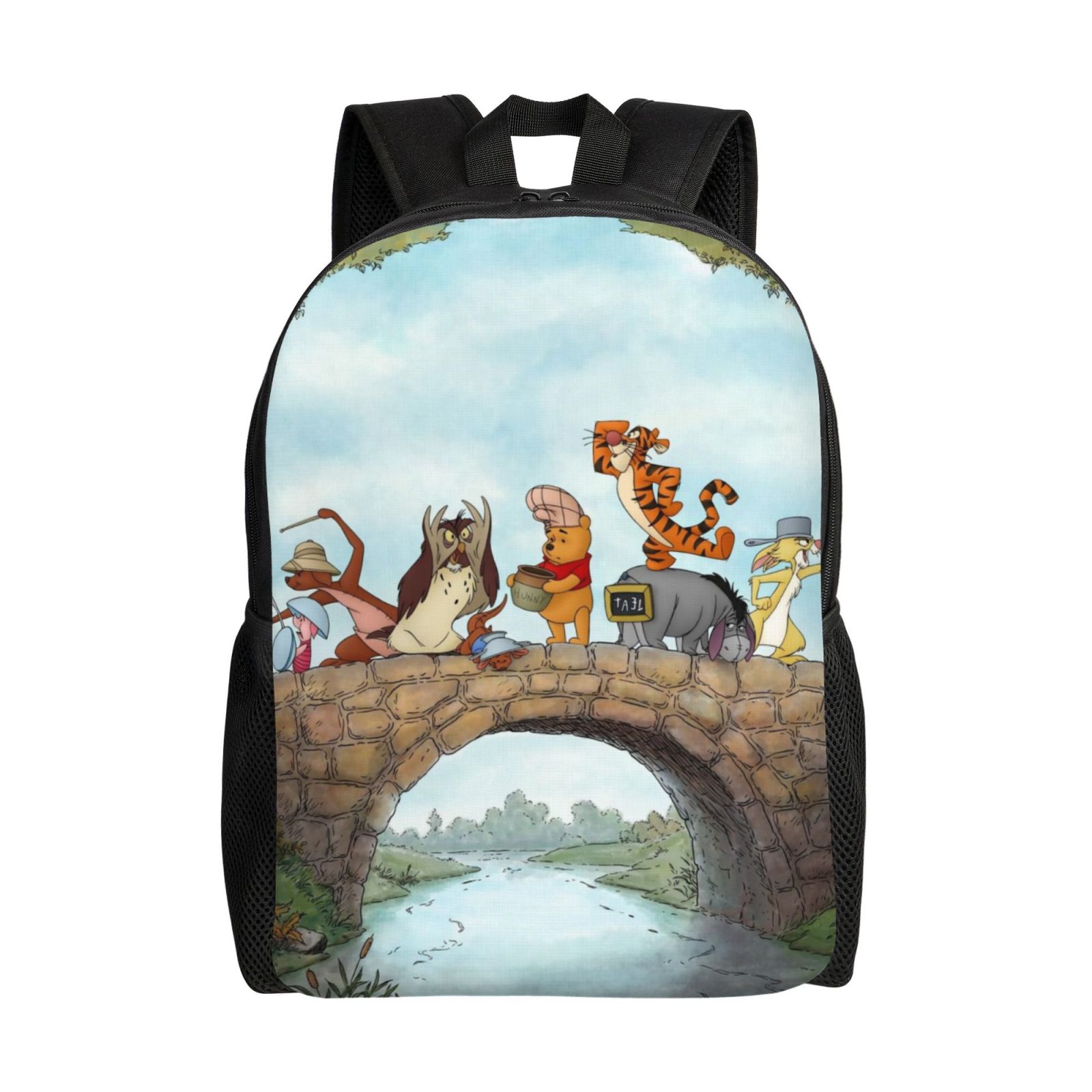 LEDAOU Graffiti School Backpack For Teens - Red Black Design, Fits 15" Laptop - View #12