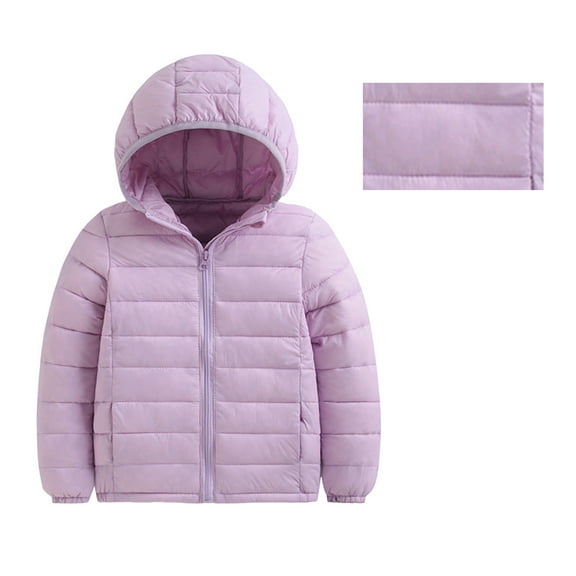 Kid Winter Coats Light Weight Water-Resistant with Hood Kids Down Jacket Toddler Clothes for Boys 9-10 Years
