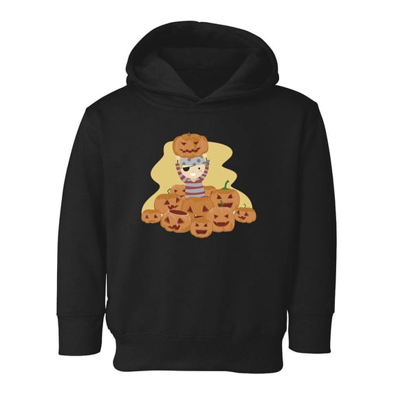 Kid With Jack O Lanterns Hoodie Toddler -Image by Shutterstock, 5 Toddler