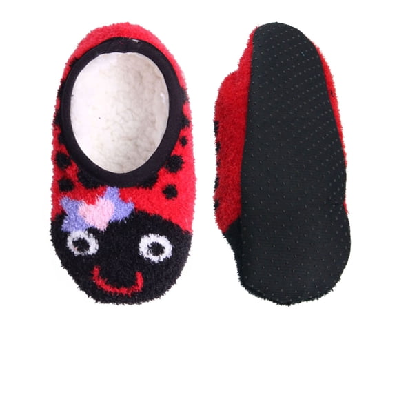 Kid/Youth Warm Microfiber Travel Animal Cozy Fuzzy Slippers Non-Slip Lined Socks/Shoes