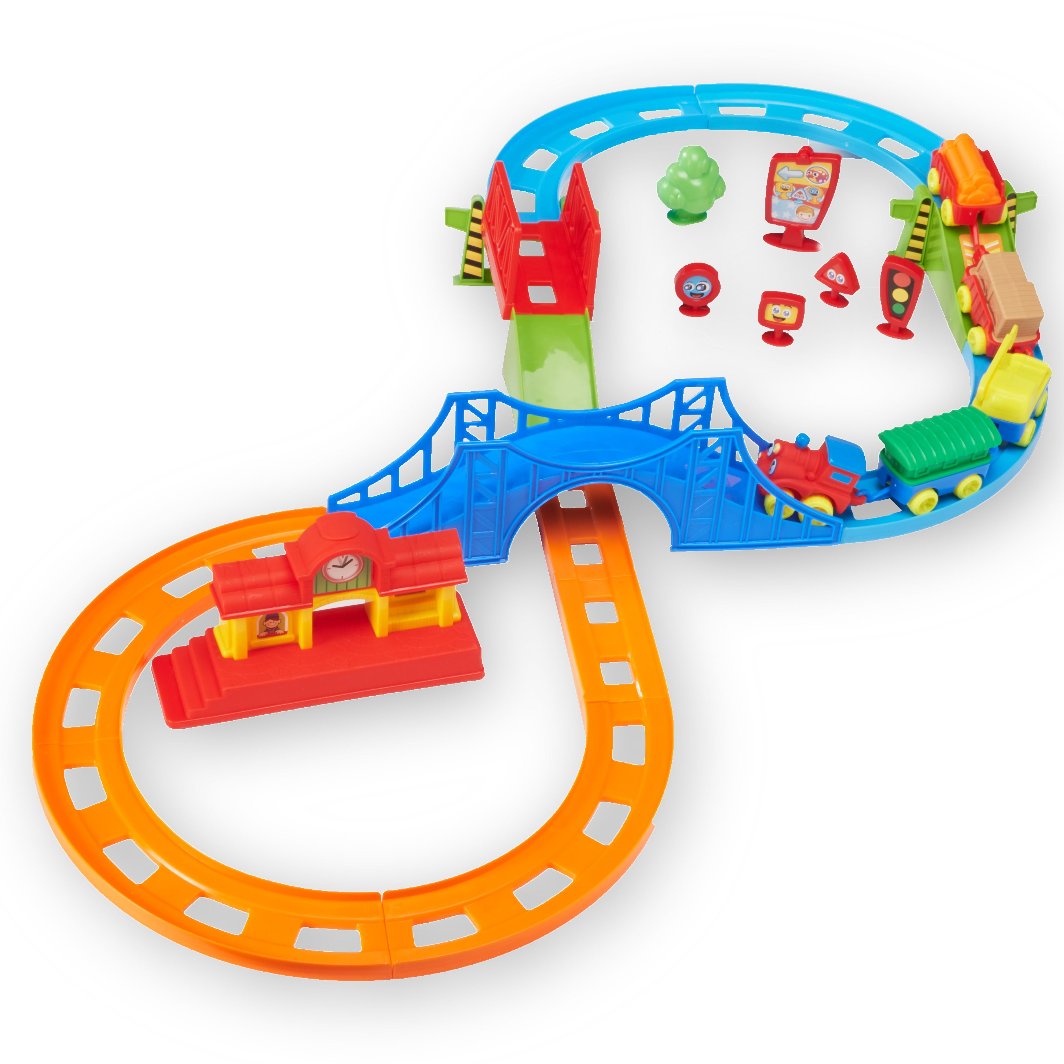Kid connection on sale train set walmart