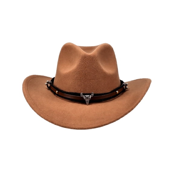 Kid plush Felt Cowboy Hat Parade Block Hiking Traditional,One Size