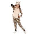 thumbnail image 1 of Kid's Animal Onesie Pajama, Leopard, L, 1 of 4