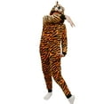 thumbnail image 1 of Kid's Animal Onesie Pajama, Tiger, L, 1 of 4