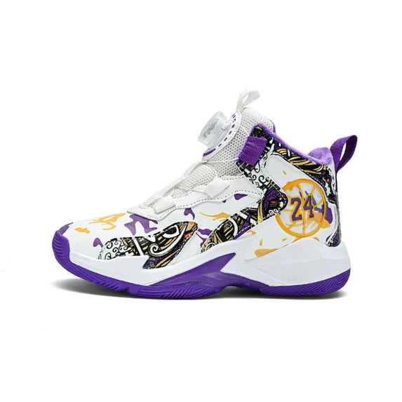 Kid's Basketball Shoes Boys Sneakers Girls Trainers Comfort High Top Basketball Shoes for Boys(Little Kid/Big Kid)