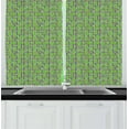 thumbnail image 1 of Ambesonne Car Race Track Kitchen Curtains, Cars on Roads, 55"x39", Multicolor, 1 of 2